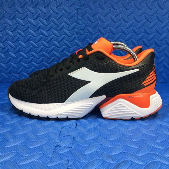 Diadora Blueshield Mythos Vigore Womens Shoes Size 10 Running Black Red Sneakers - Picture 3 of 11